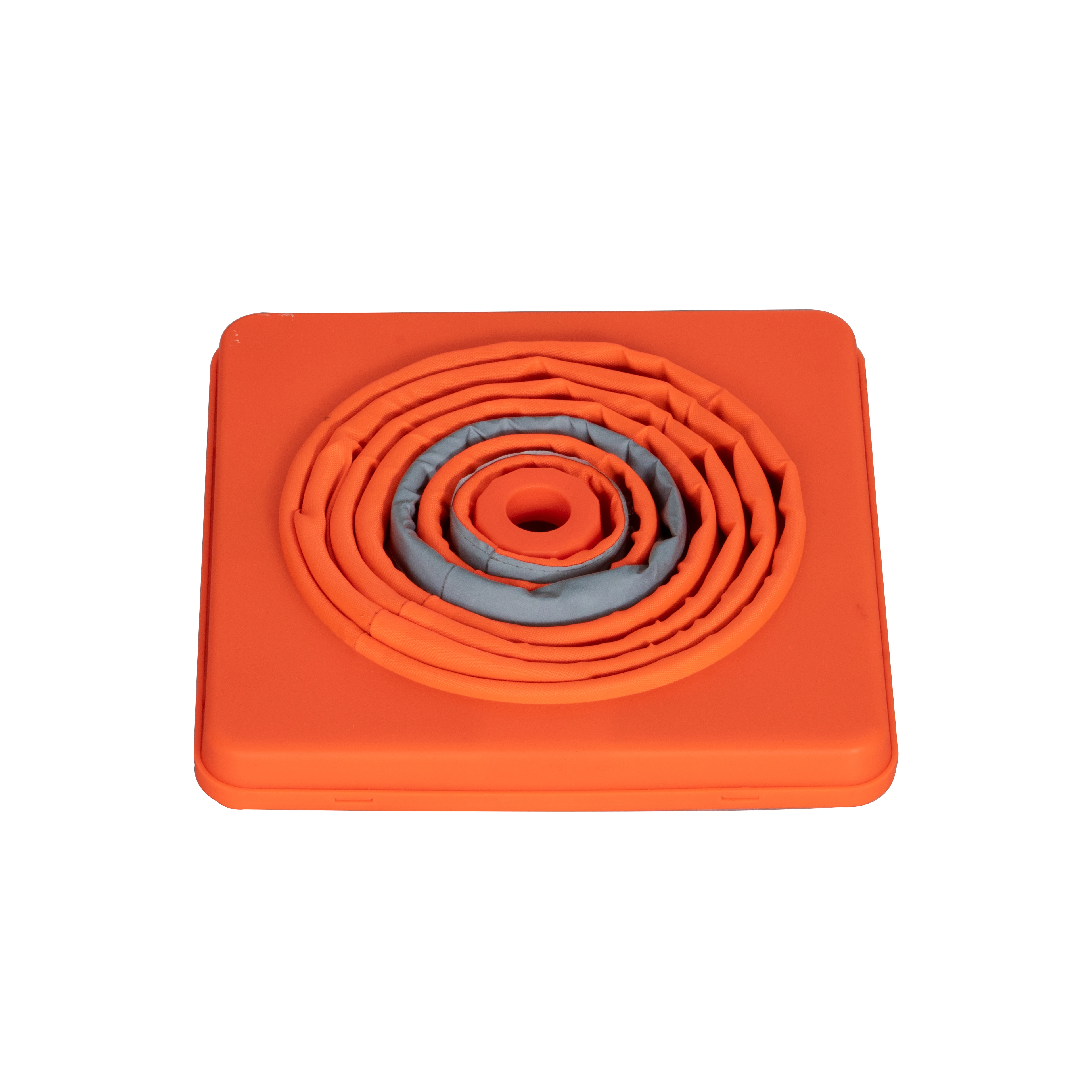 factory wholesale Oxford fiber 12 18 28 36 inch collapsible LED solar power warning light traffic safety retractable cone