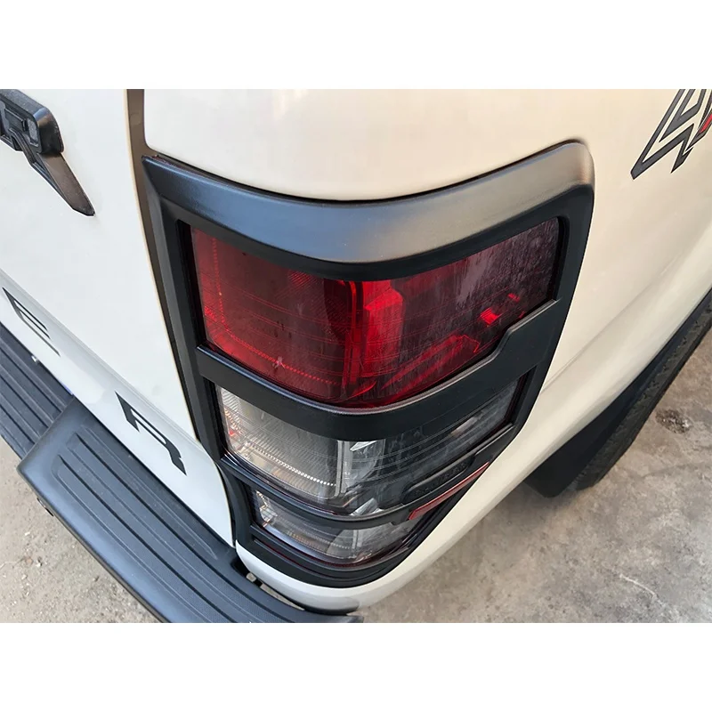 4x4 Accessories Body Parts Abs Matte Black Head Light Cover For Ranger 2012+