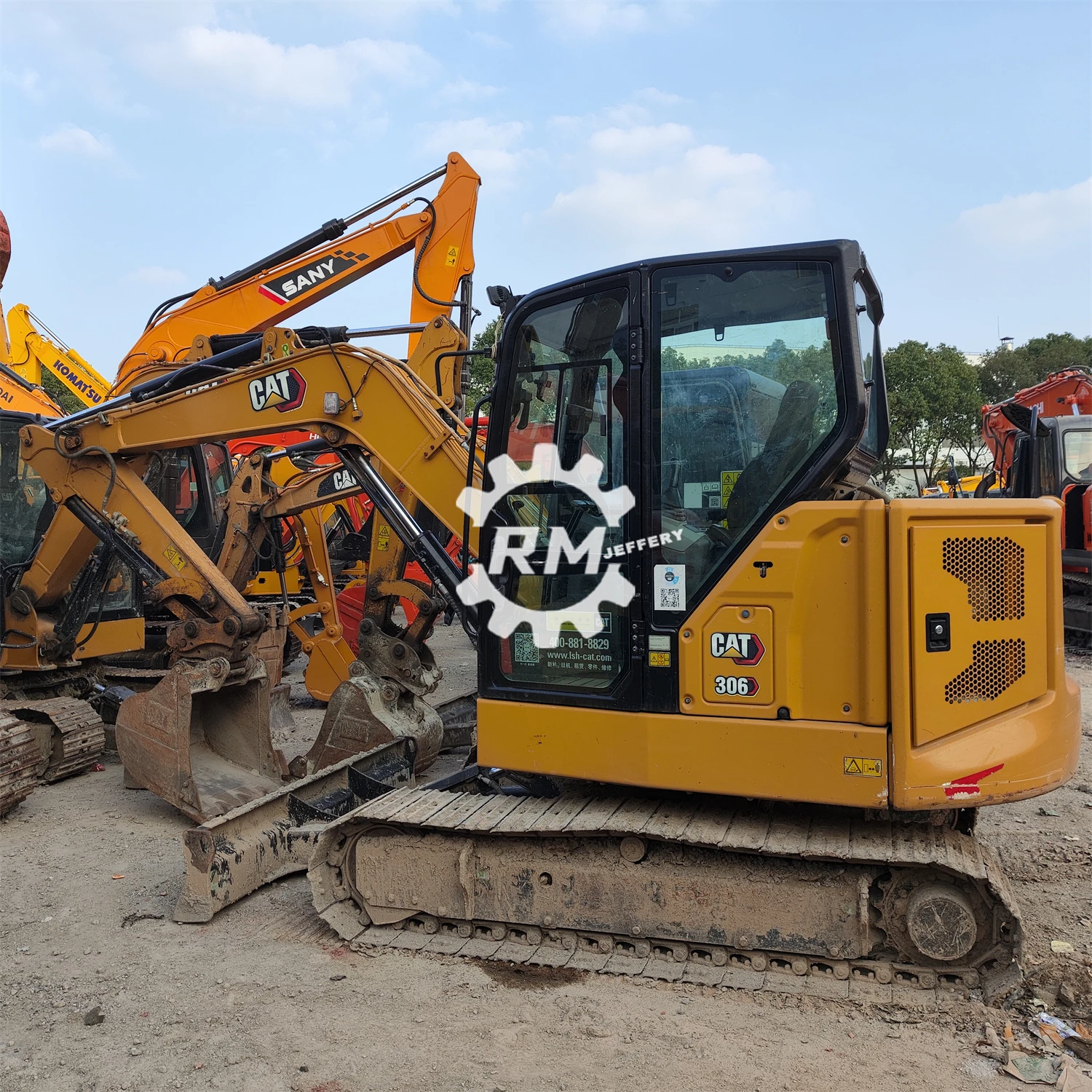 Original Painting Used Mini Excavator Cat 306 in Stock Caterpillar Excavator Cat 306 306e 306D with Low Price for Sale