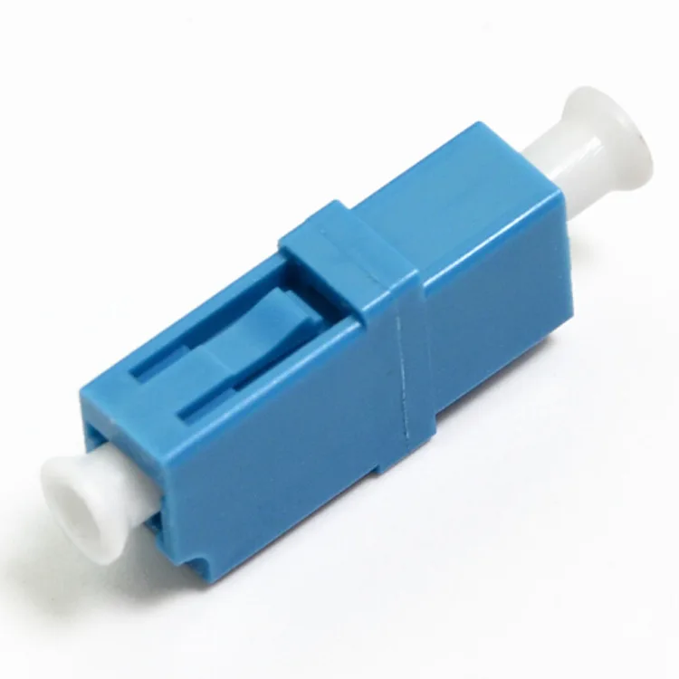 Factory price flange LC single mode/multimode duplex fiber optic adapter