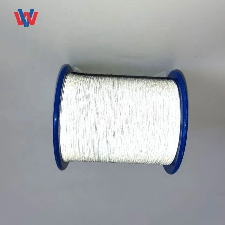 VERY WELL FACTORY CUSTOM 0.2mm double side high light Reflective Knitting Yarn/ Reflective Weaving