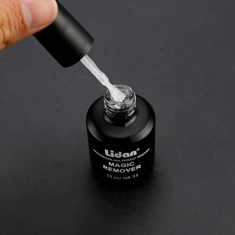 Fast Manicure Semi Permanent Remover Varnish Tool 15ml Burst Gel Glue Soak Off Remover Polish Magic Napkin Cleaner Nail Polish