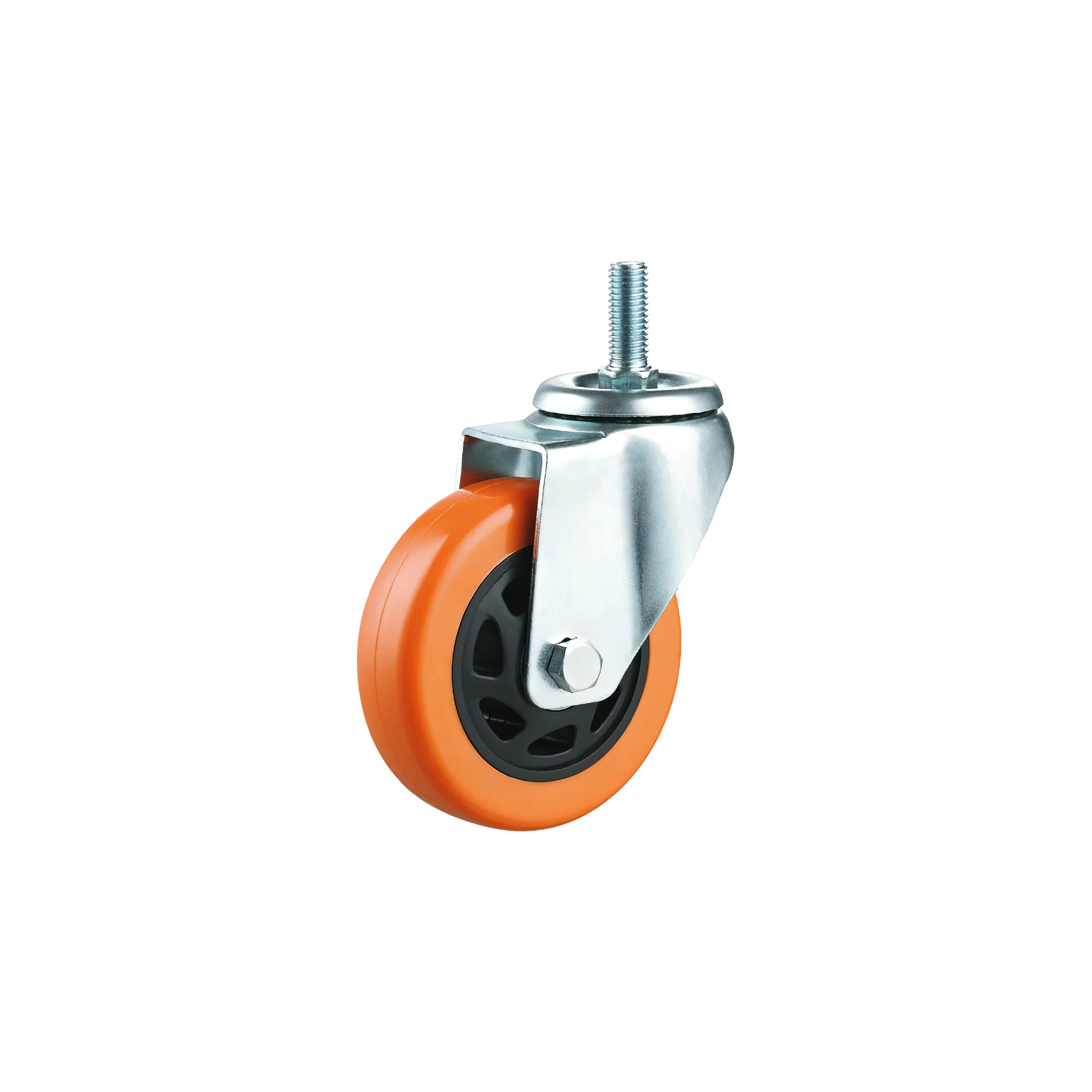 Medium Duty Caster Manufacturer PVC Caster Wheel 3/4/5 Inch Zinc-plated Customized For Machine And Equipment