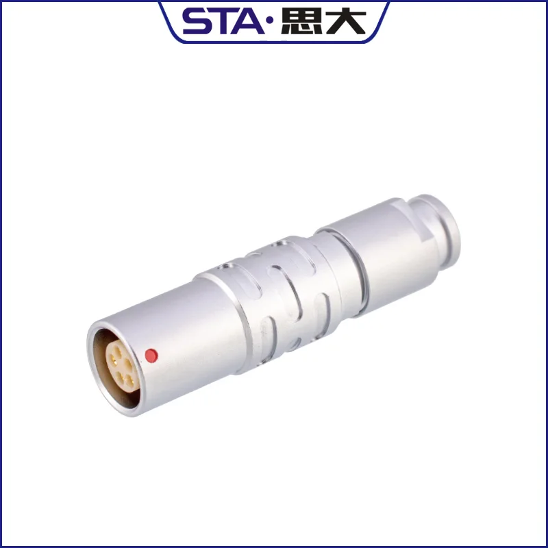 Watertight or Vacuumtight 2B Series Push Pull Self Locking Connectors K3 Female PCB Solder Screw Type Sockets HGG.2B.319.CLLPV