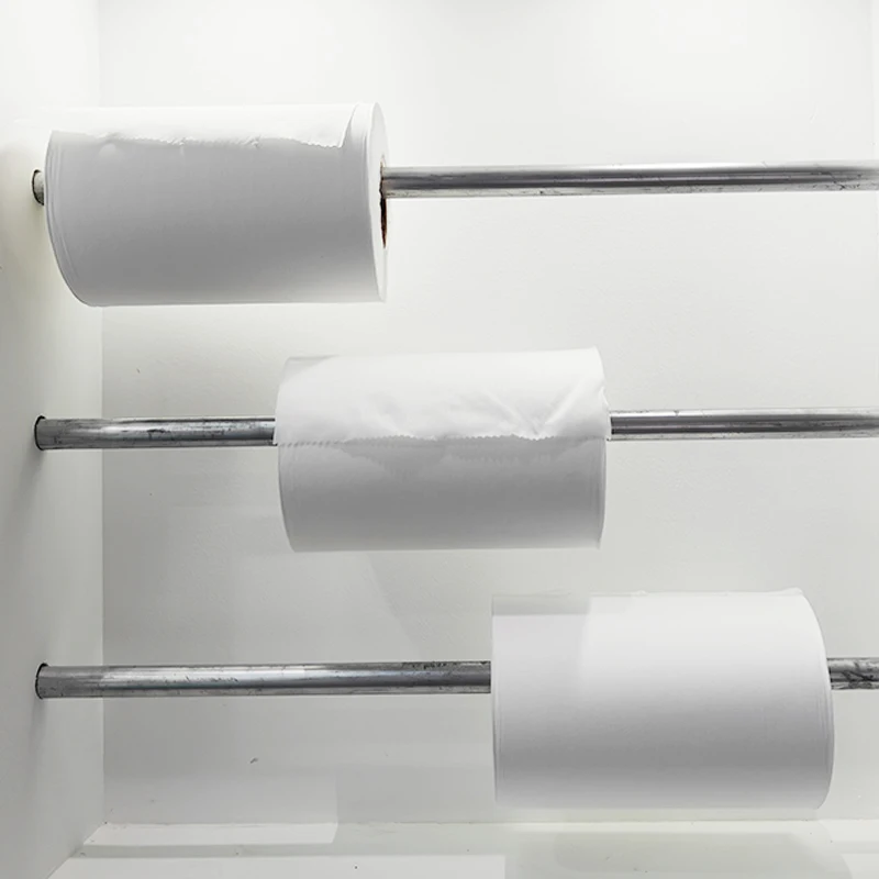 Factory customized 35gsm36 mesh 100% cotton spunlace non-woven fabric