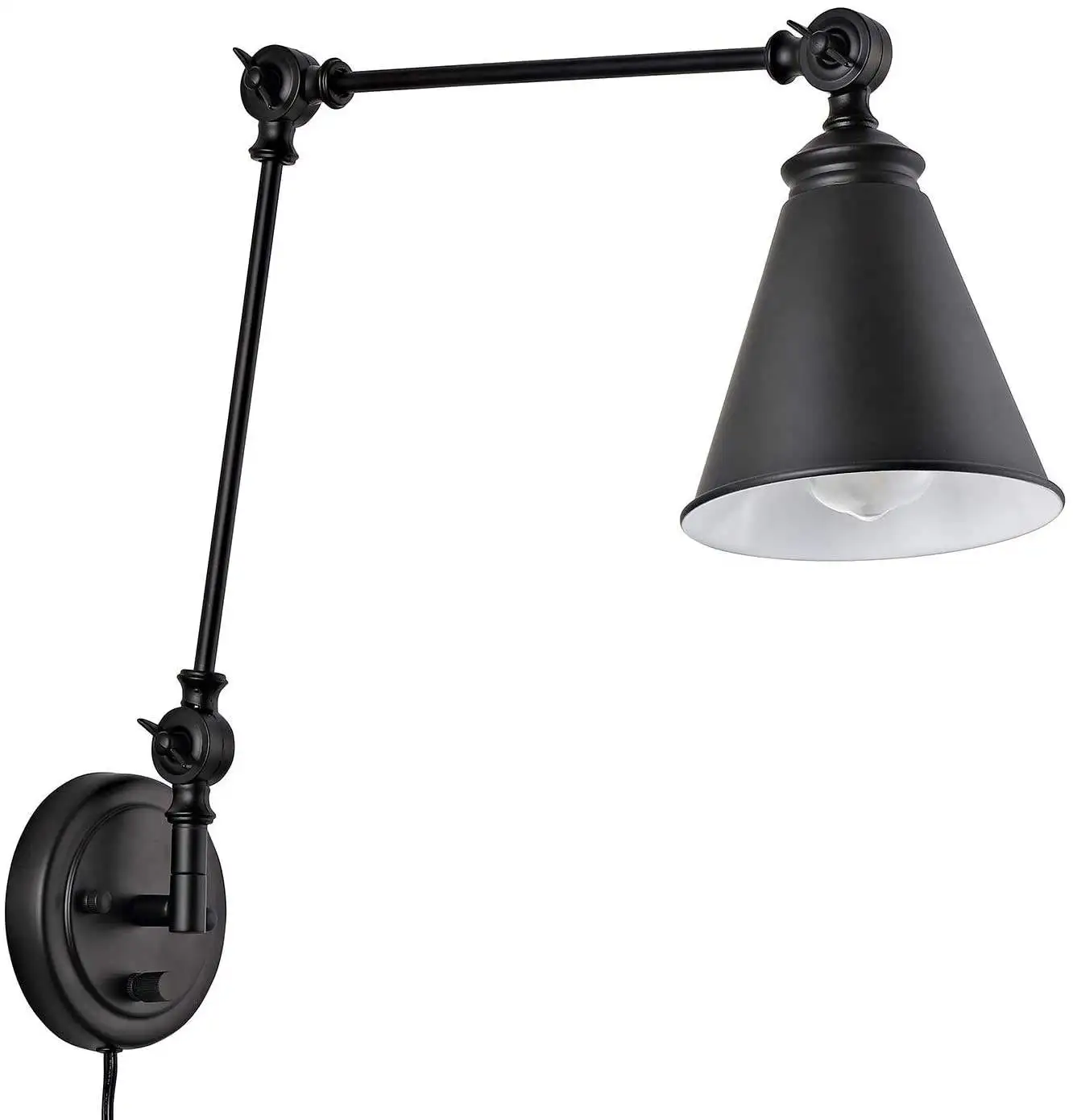 Antique brass wall lamps Adjustable Folding Vintage  indoor decor light