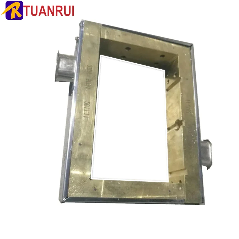 Custom cast copper heating plate for air trough