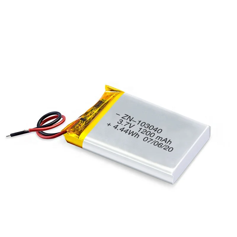 103040 Polymer Lithium Battery 3.7V 1200Mah For Detectors Emergency Lights Electric Toys