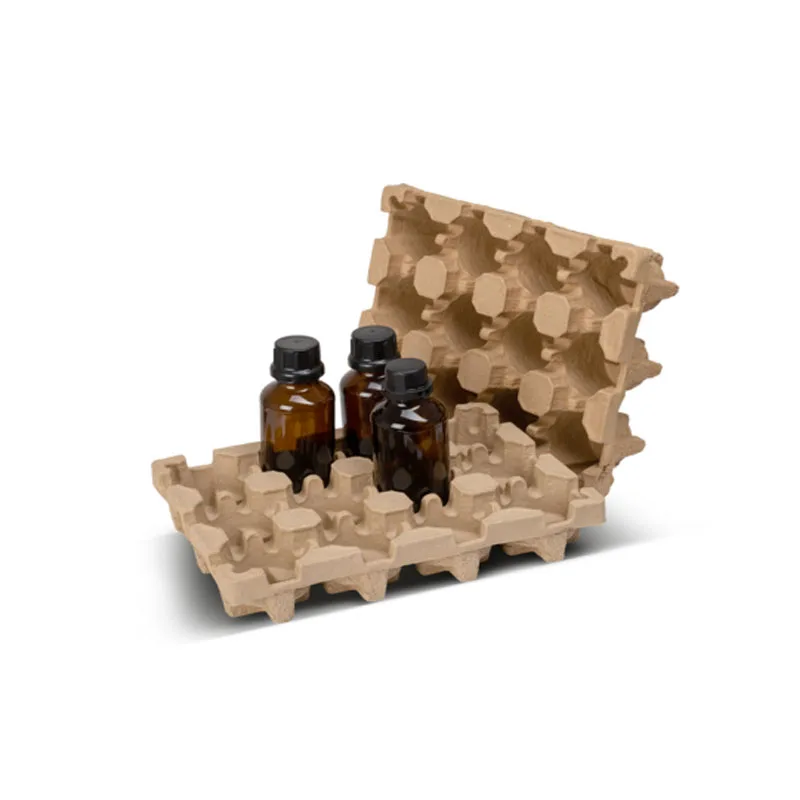 Top Quality 100% Eco-friendly Recyclable Biodegradable Protective Customized Chemical Pulp Tray