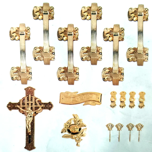Jesus Cross/Casket Handle/Coffin Screw In Set Packing