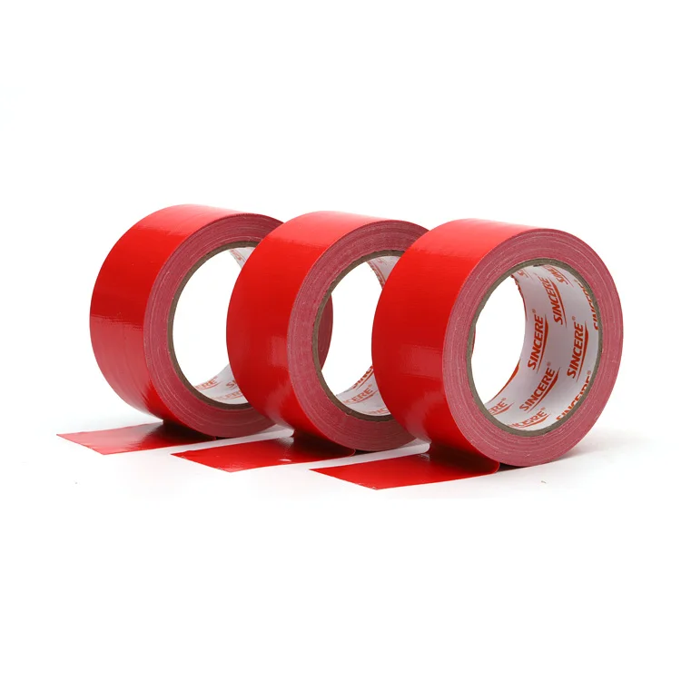 Industry Custom Black Brown Grey Colored Waterproof Adhesive Duct Cloth Gaffer Tape