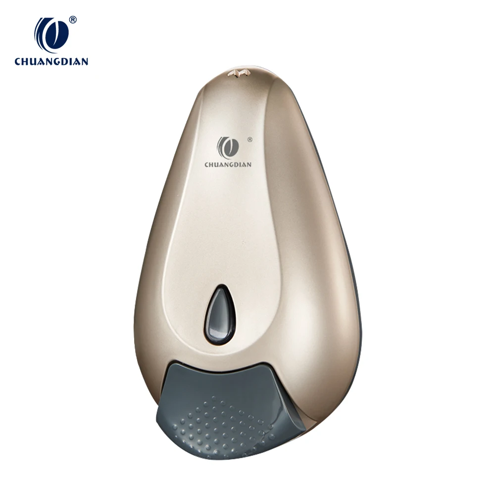 Настенный одинарный Пластиковый Дозатор жидкого мыла Chuangdian для отелей, уборной, 400 мл