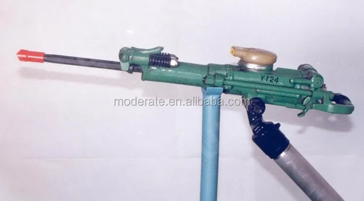 High Quality Mining Drilling Rig Small Pneumatic YT24 Rock Drill Machine Portable Air Compressor Jack Hammer