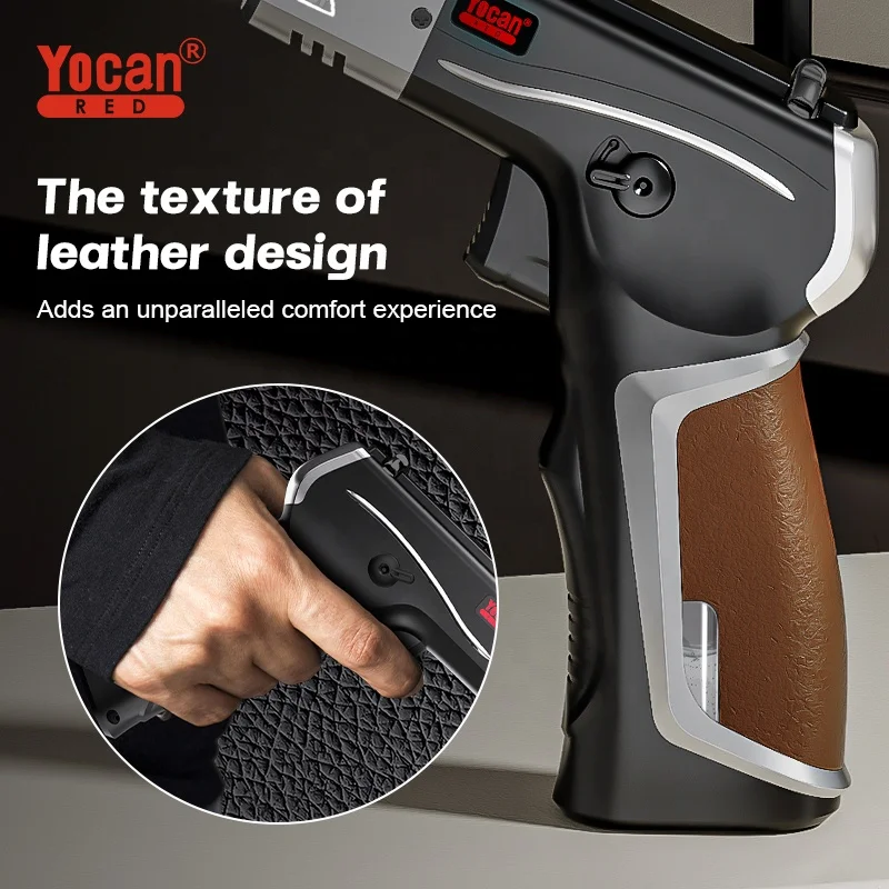 Outdoor Barbecue Handheld Gas Torch Heating Baking Lighters Waterproof High Temperature Flamethrower Torch