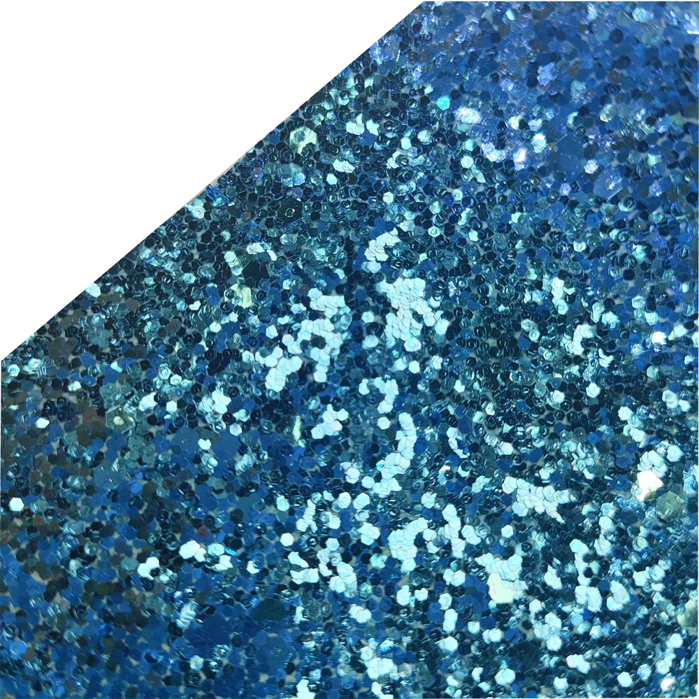 Chunky PU Backing Glitter Faux Leather Rolls Fabric For DIY Bows Jewelry Crafts