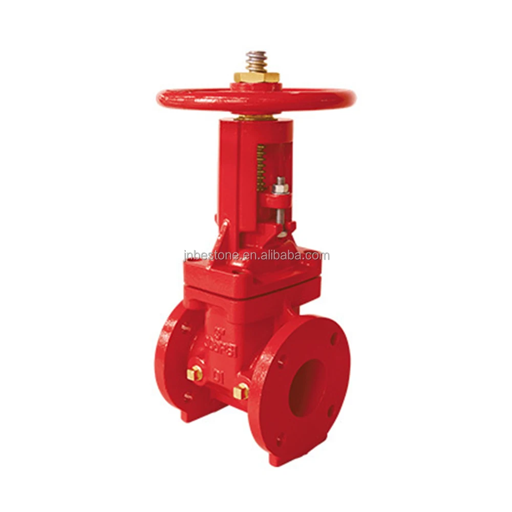 ANSI /AWWA C515 Standard Resilient EPDM Wedge Os &Y 300 PSI Gate Valve-Flanged x Grooved End