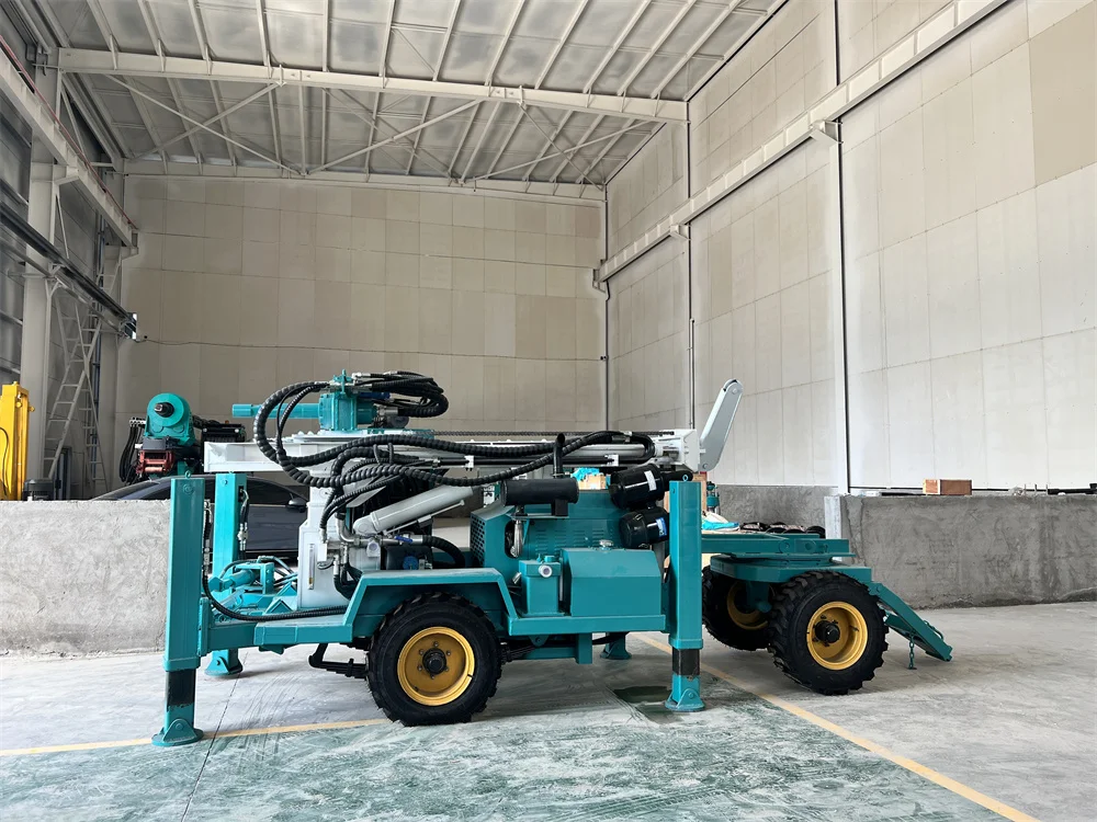 New improved version HFJ260T hydraulic Water borehole Well Drilling machine mine drilling rig