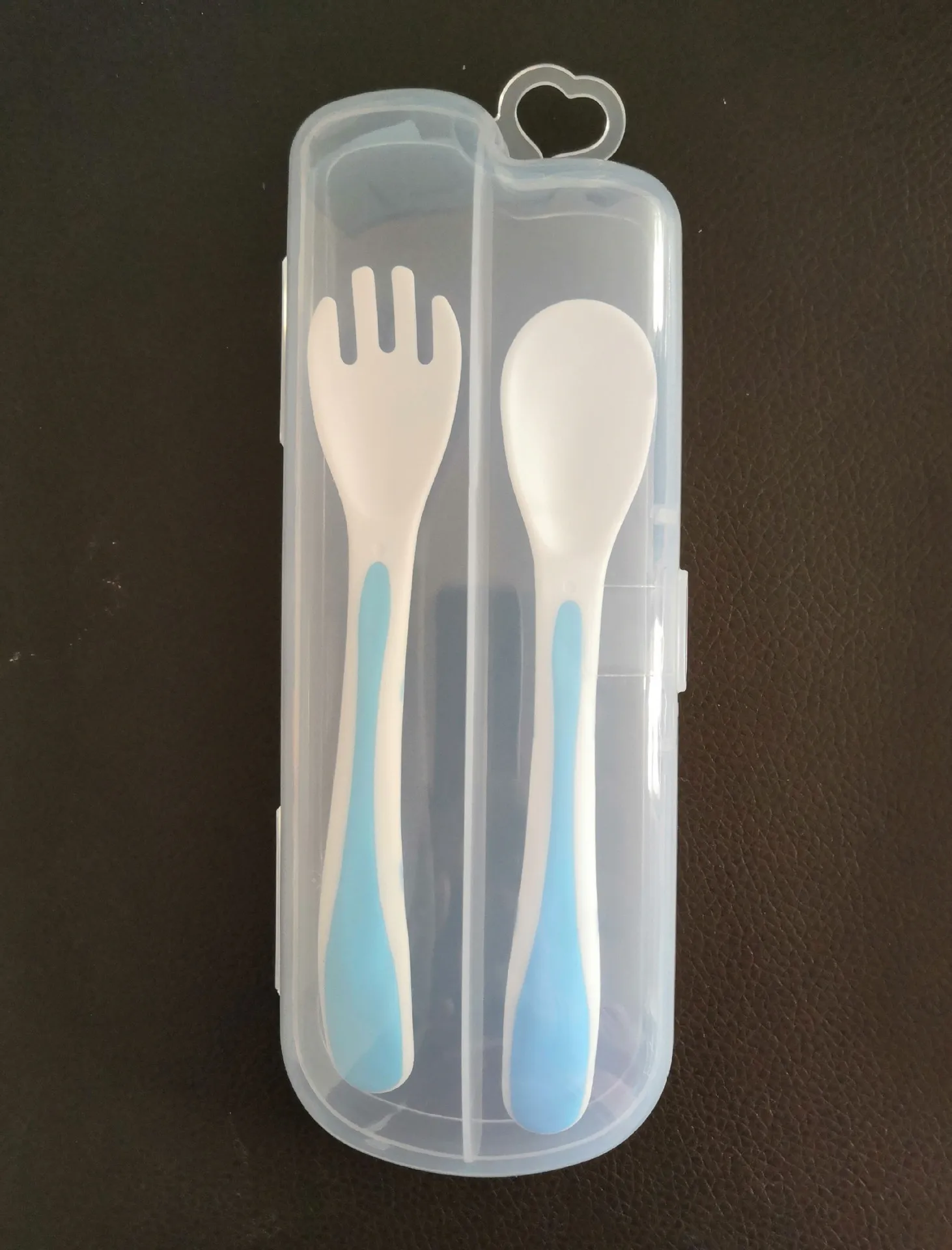 2022 Gift Box Baby PP Spoons Animals Shape Baby Feeding Spoon Food Grade Baby Spoon And Fork Set