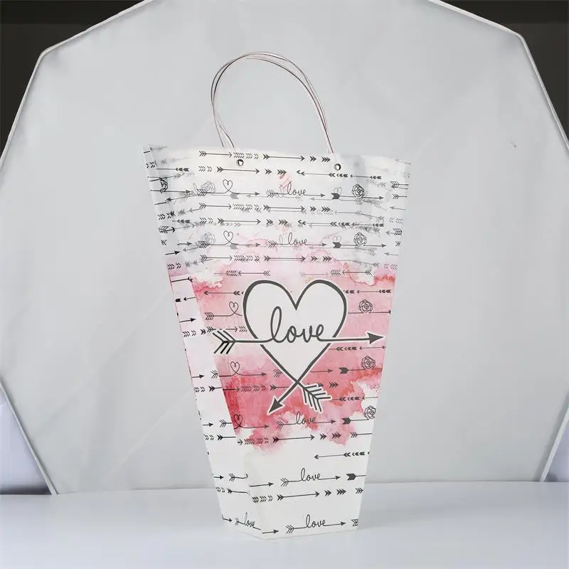 Clear Cosmetic Pvc Pp Transparent Plastic Bag For Shopping pp bags with string handle