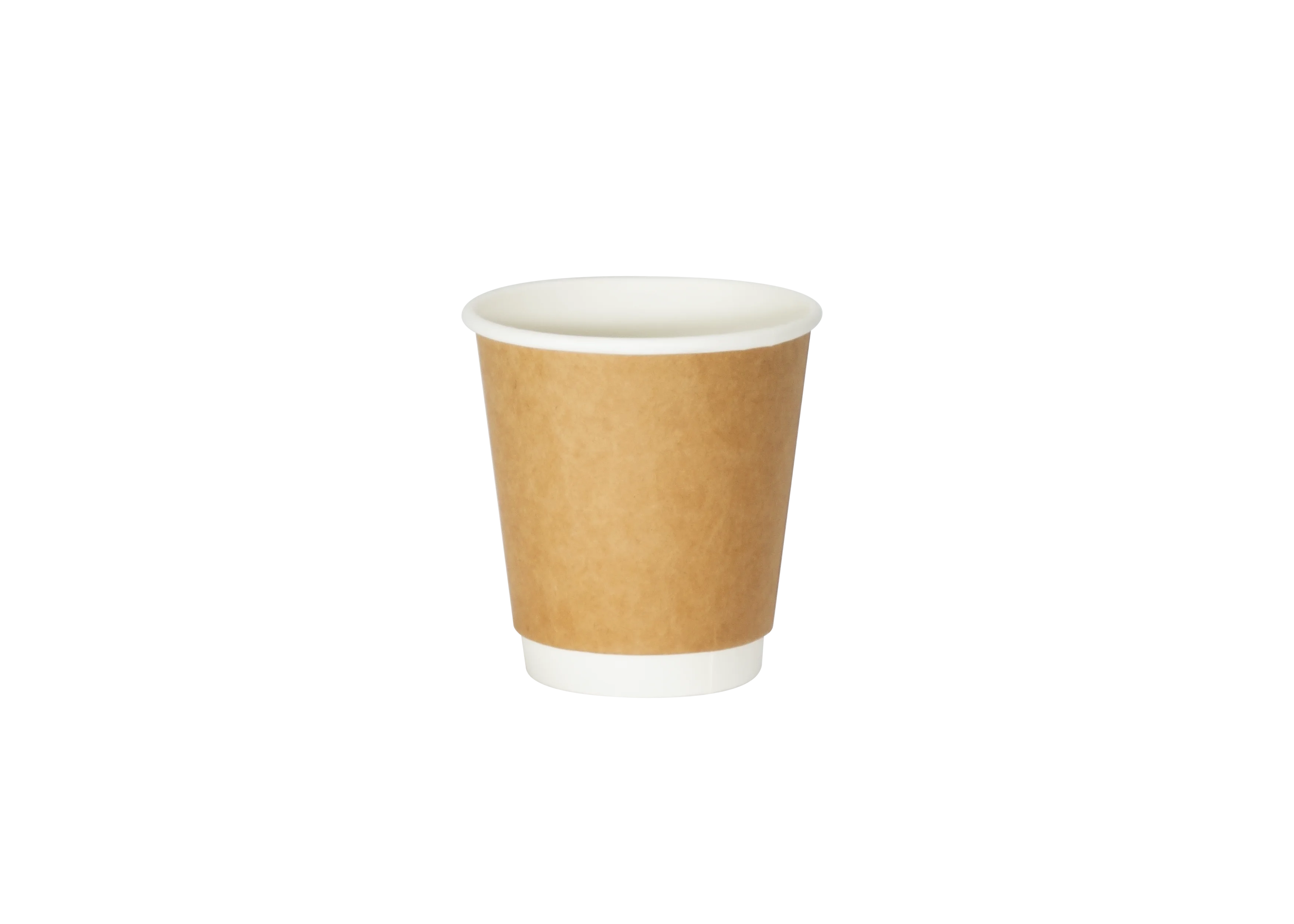 Custom Gold Foil Biodegradable PE Coated Lined Disposable Coffee Paper Cup Single Wall Style for Hot Drinks for Craft Use