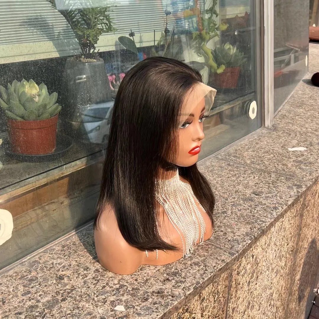 Wholesale cheap human hair wigs 13*4 Bob Wig Virgin hair ST women wigs human hair