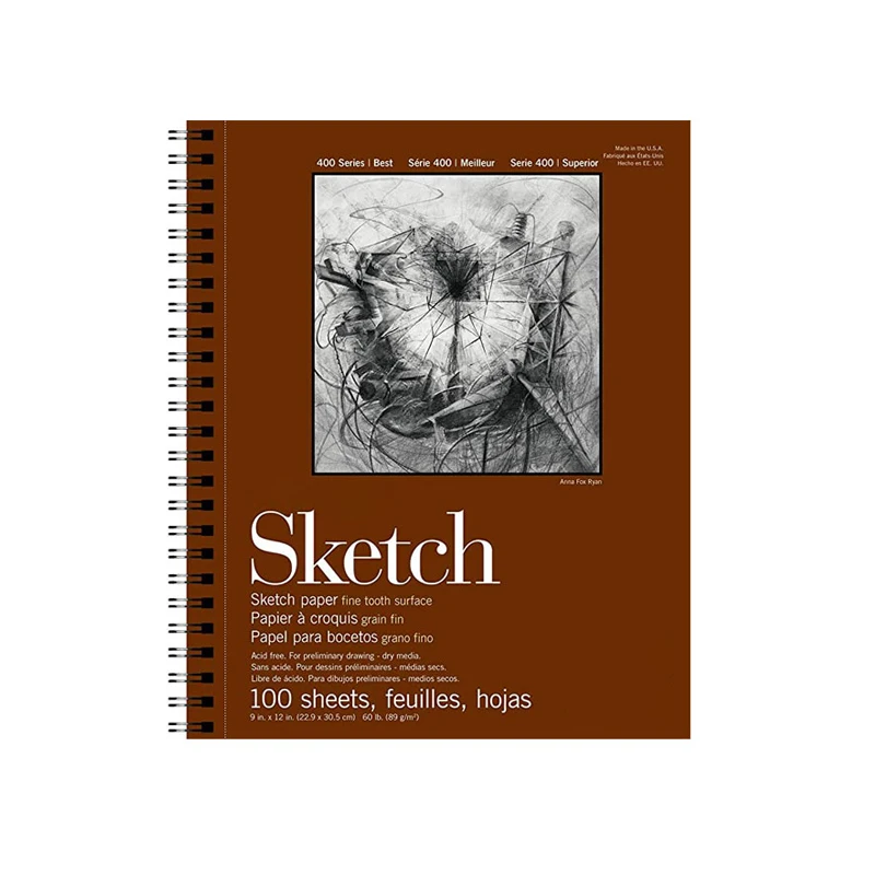 Скетчбук в твердом переплете от производителя для рисования акварелью A3 A4