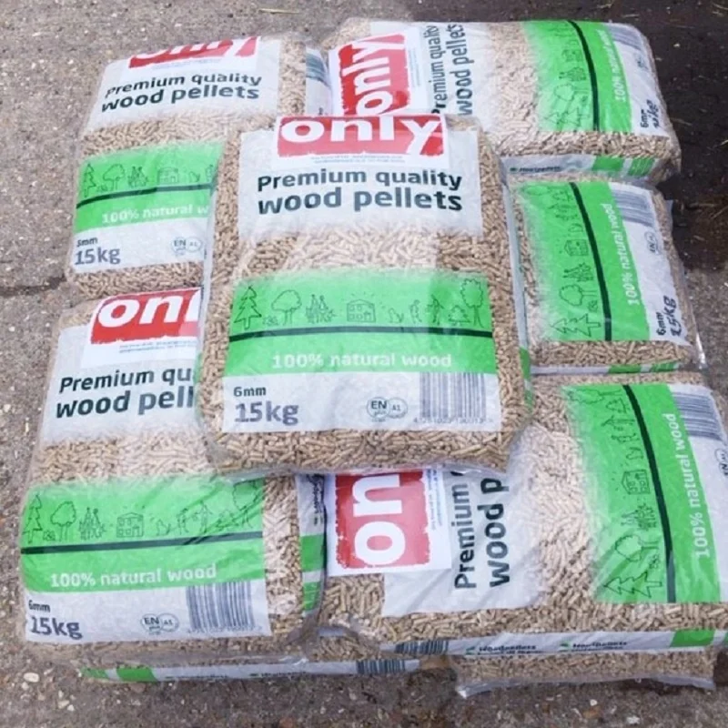 Древесные гранулы Премиум-качества DIN, EN plus A2, 6 мм