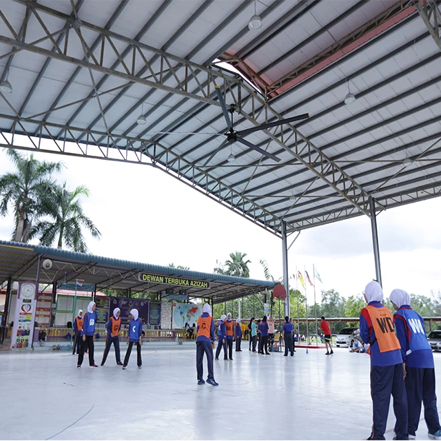 Kale Fans 0.9KW PMSM Industrial HVLS Ceiling Fan for Warehouse