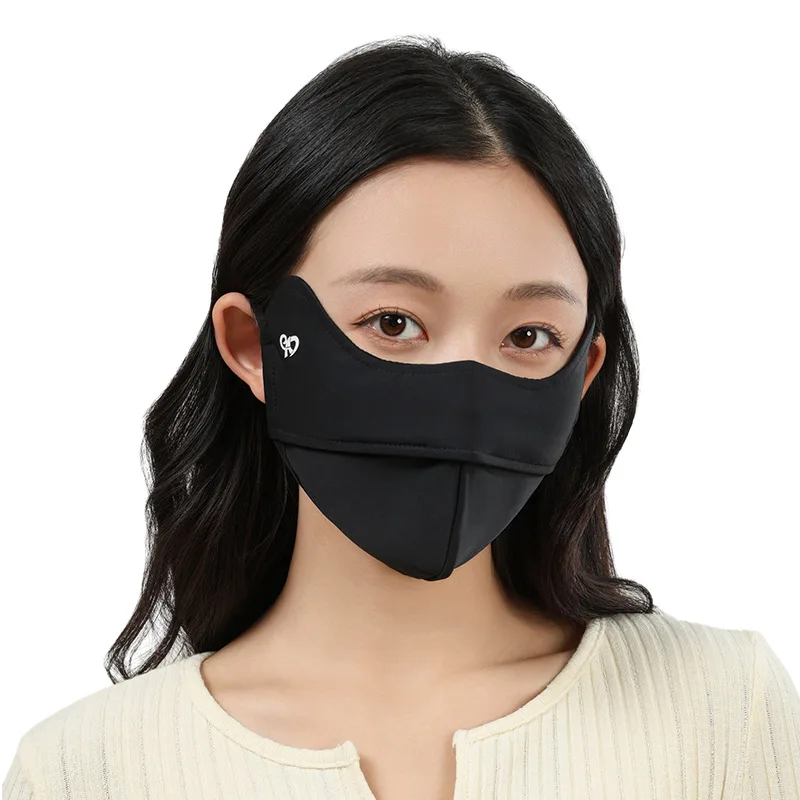 New Arrival UV Protection Sun Protection Veil 5D Anti-Smudge Outdoor Face Mask with Nylon Eye Protection UPF50+ Spring Summer