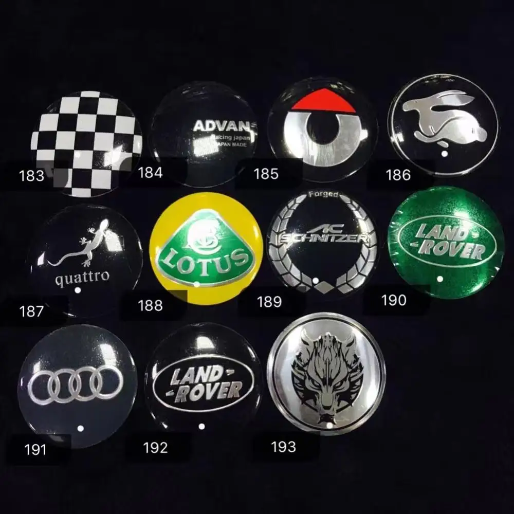 Эмблема автомобиля 60 мм ABS пластина алюминий пользовательский концентратор колеса Центр крышка