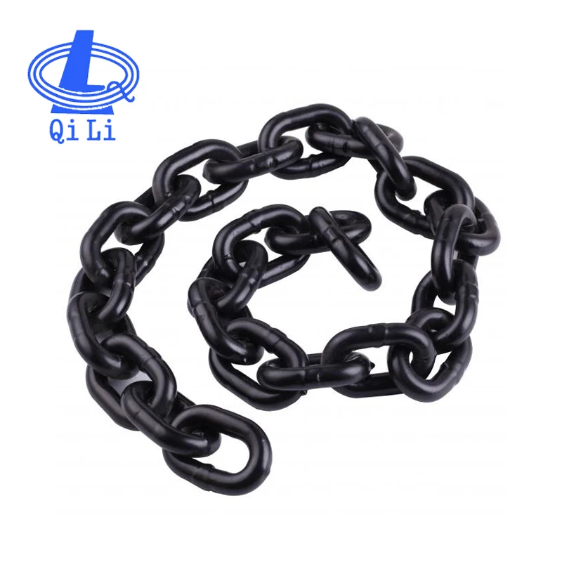High quality grade 80 EN818-2 black color lifting chain