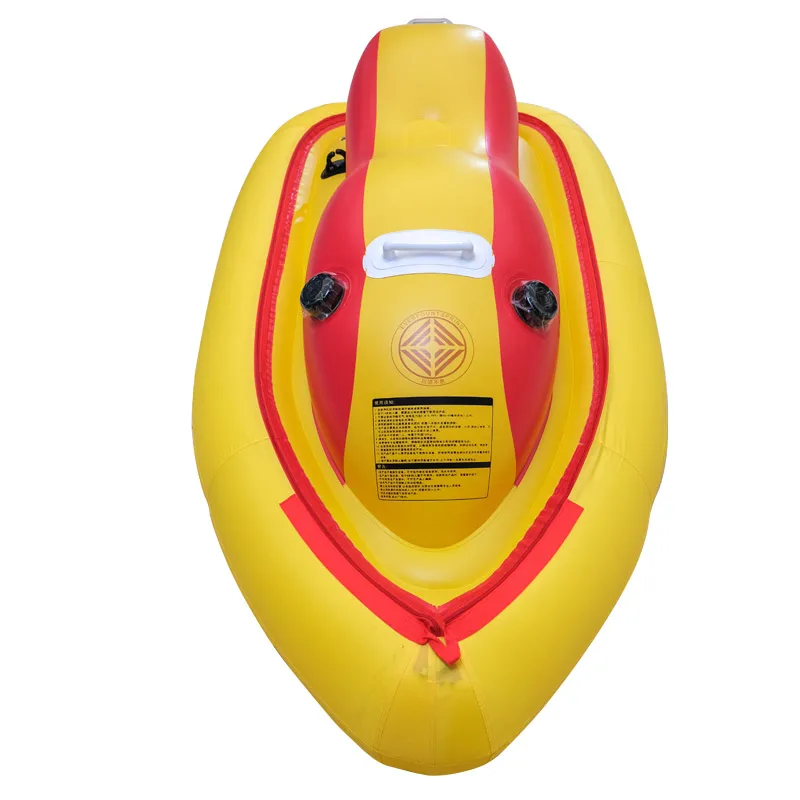Children Seated Electric Motor Powering Pool Toy Float Inflatable Boat