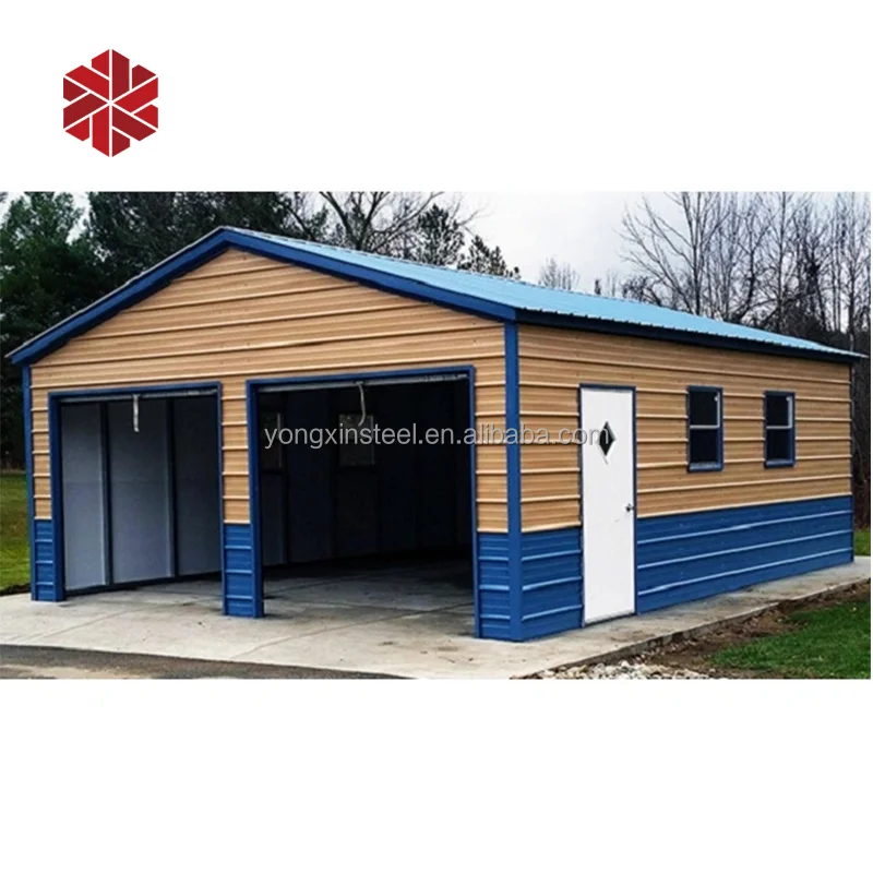 Modern Designed Steel Structural Carports Cheap Price Steel Structure Garage in Hot Selling