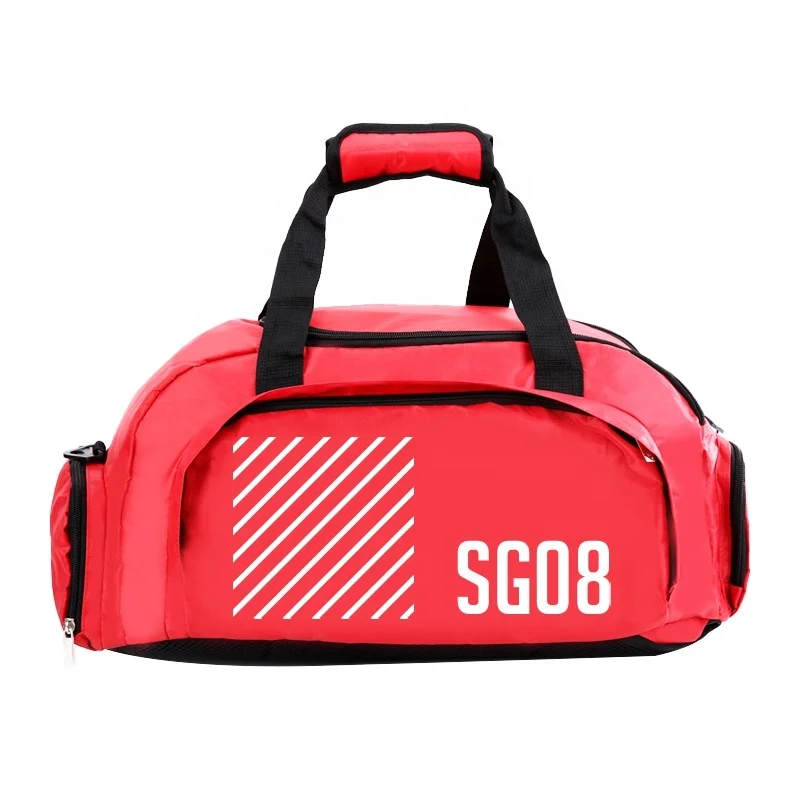 
SG8040 Wholesale Custom Mens Travel Bag Waterproof Duffel Backpack Sports Gym Bag with Shoe Compartment 