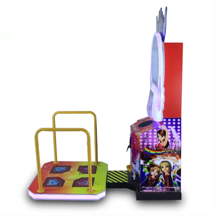 Low Price Indoor Coin Operated Dance Machine Pump It up Just Dancing Arcade Game Machine for Sale