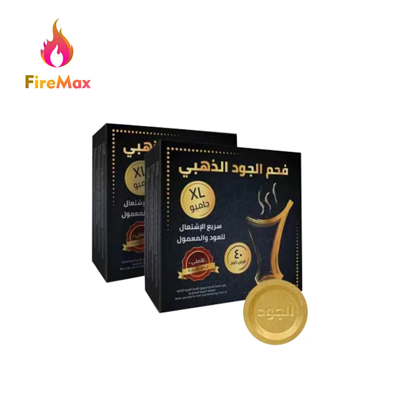 FireMax Incense Shisha Charcoal Quick Light Fruitwood Round Hookah Charcoal Tablets