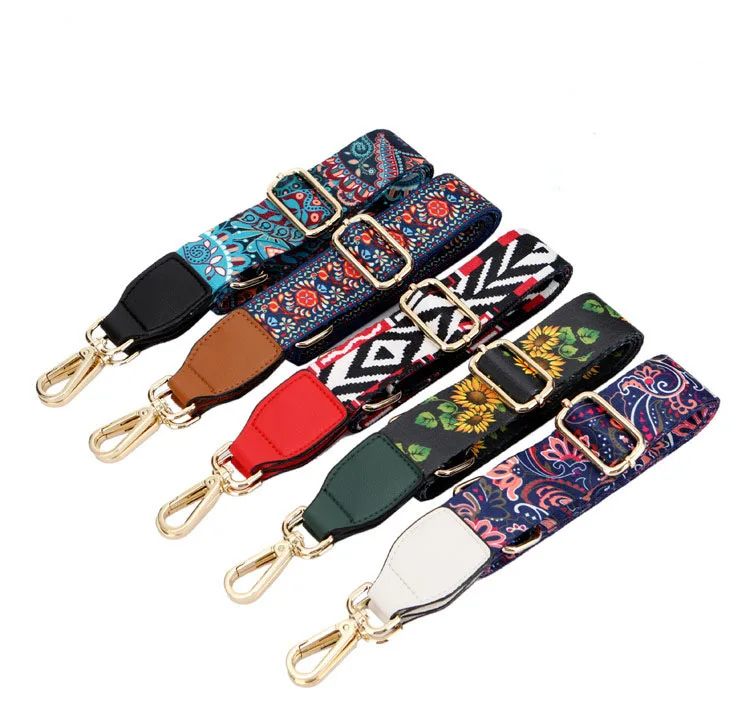 Заводская индивидуальная модная широкая сменная Регулируемая Полиэстеровая полосатая сумка через плечо