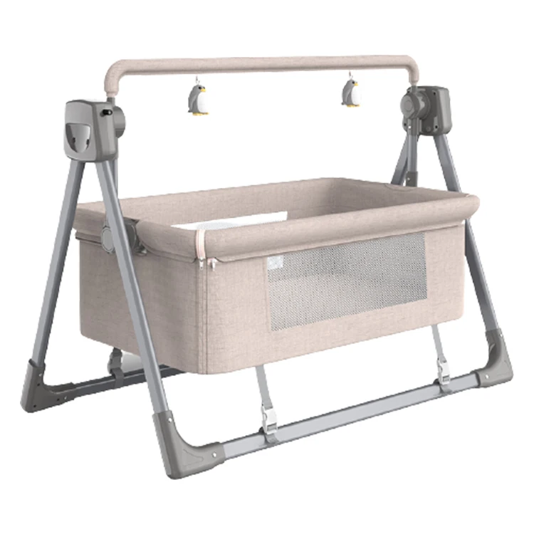 High Quality China Supplier Portable Baby Cribs Folding Bedside Portable folding cradle baby swing baby Bassinet