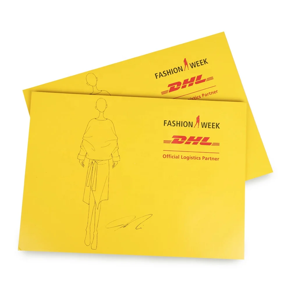 Wholesale Custom Printing Cardboard Envelope A4 EMS Express Document Envelopes DHL Express Cardboard Envelopes