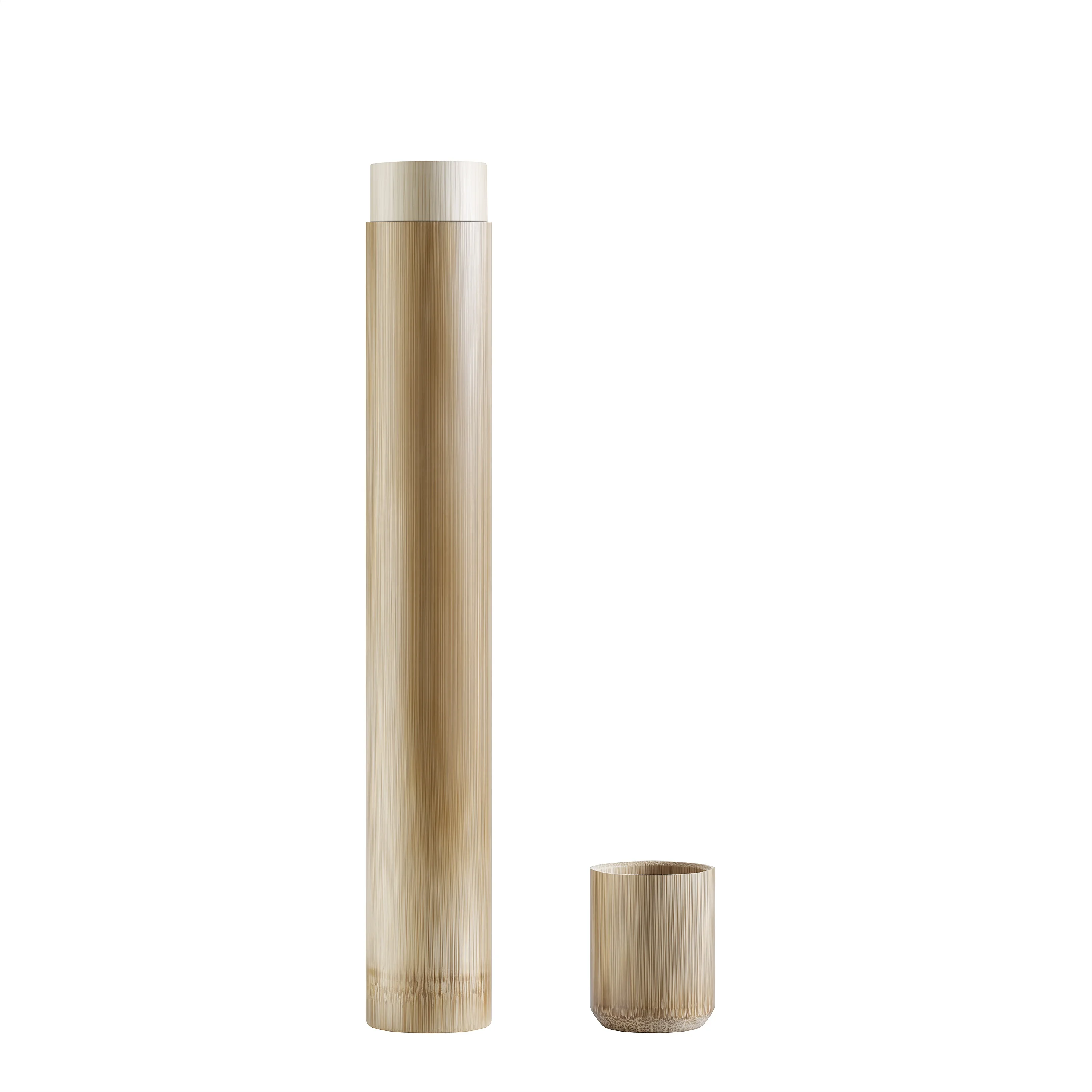 BTC BPA Free Biodegradable Private Label Logo Eco Custom Bamboo Travel Case