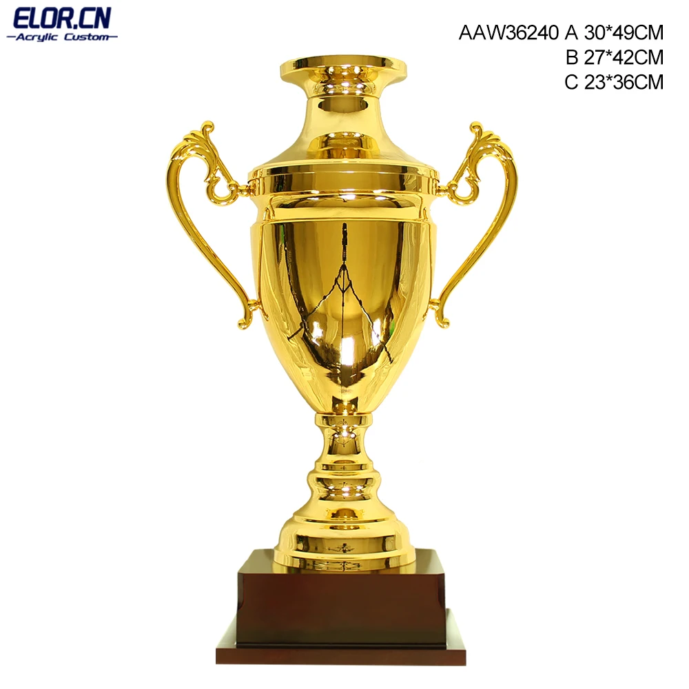 Elor Factory Custom Metal Craft Trophy Cup Used For Sports Events Hornorship Award Souvenirs