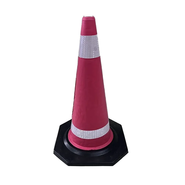 High Quality PVC Traffic Safety Cone with Reflective Band Portable Folding Traffic Cone for Road Warning