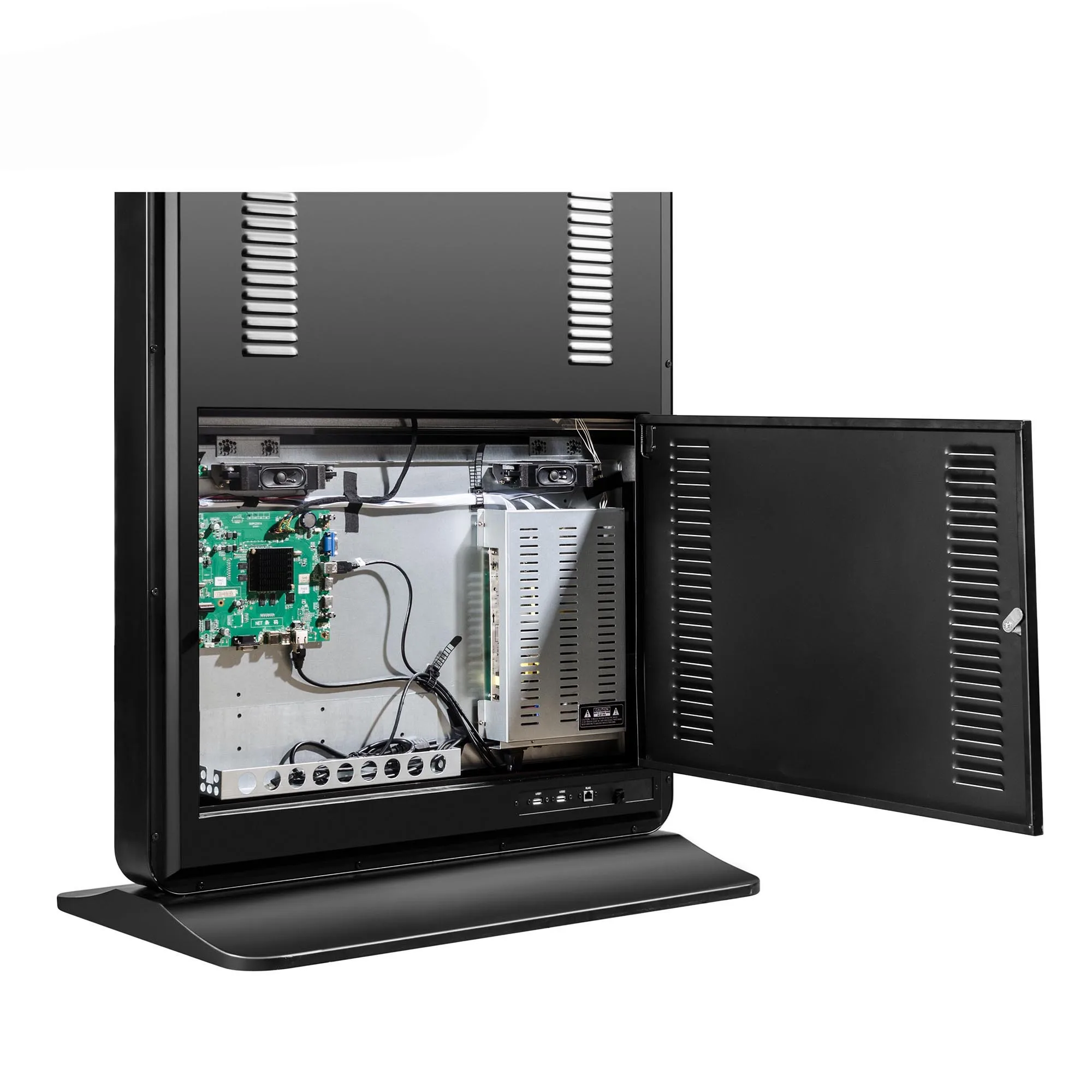 55 65 Inch 1080p Digital Signage Standing Advertising Display Digital Signage Kiosk Totem Waterproof Touch Lcd Display Screen