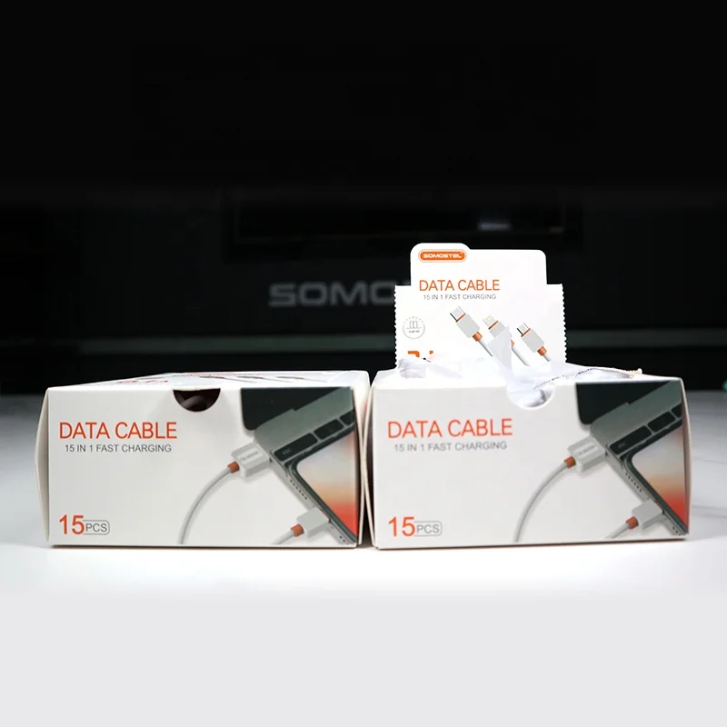 15 In 1 Package 1M Best Price Usb Data Cable 2A Mobile Phone Cable Charger Usb Tipo C Cables Wires