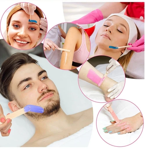 Professional Size Popsicle Hard Salon Depilatory Disposable Tongue depressor Spatula Wooden Wax Stick Hair Removal Applicator