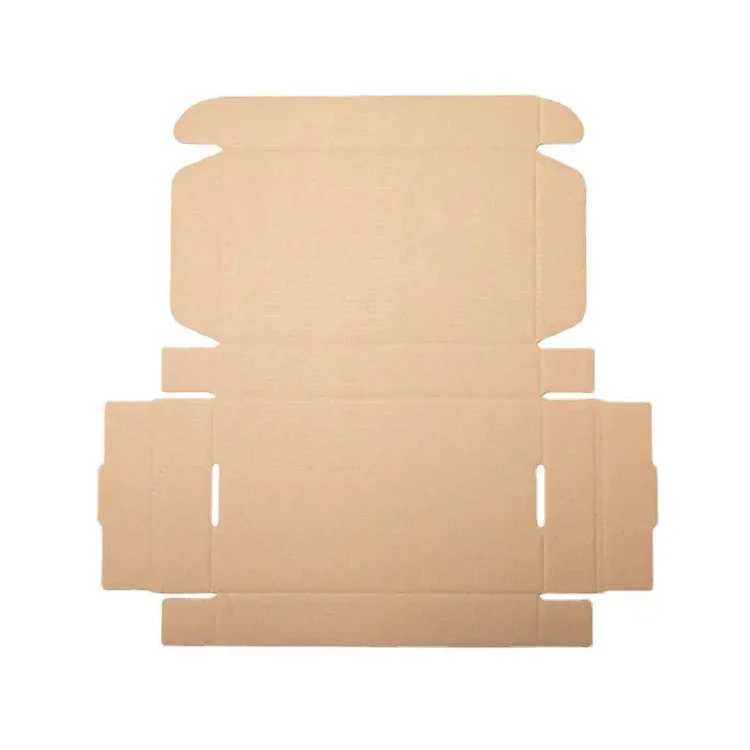 Custom Logo Kraft Paper Flip-Top Shoe Box Recyclable Corrugated Printing Paper Sneaker Shoe Box