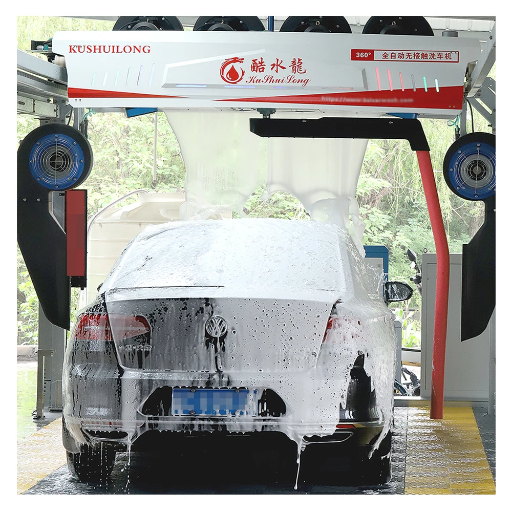 360 Degree Touchless Automatic Car Wash Machine system self service Car Washer equipment brushless no-contact touch free price