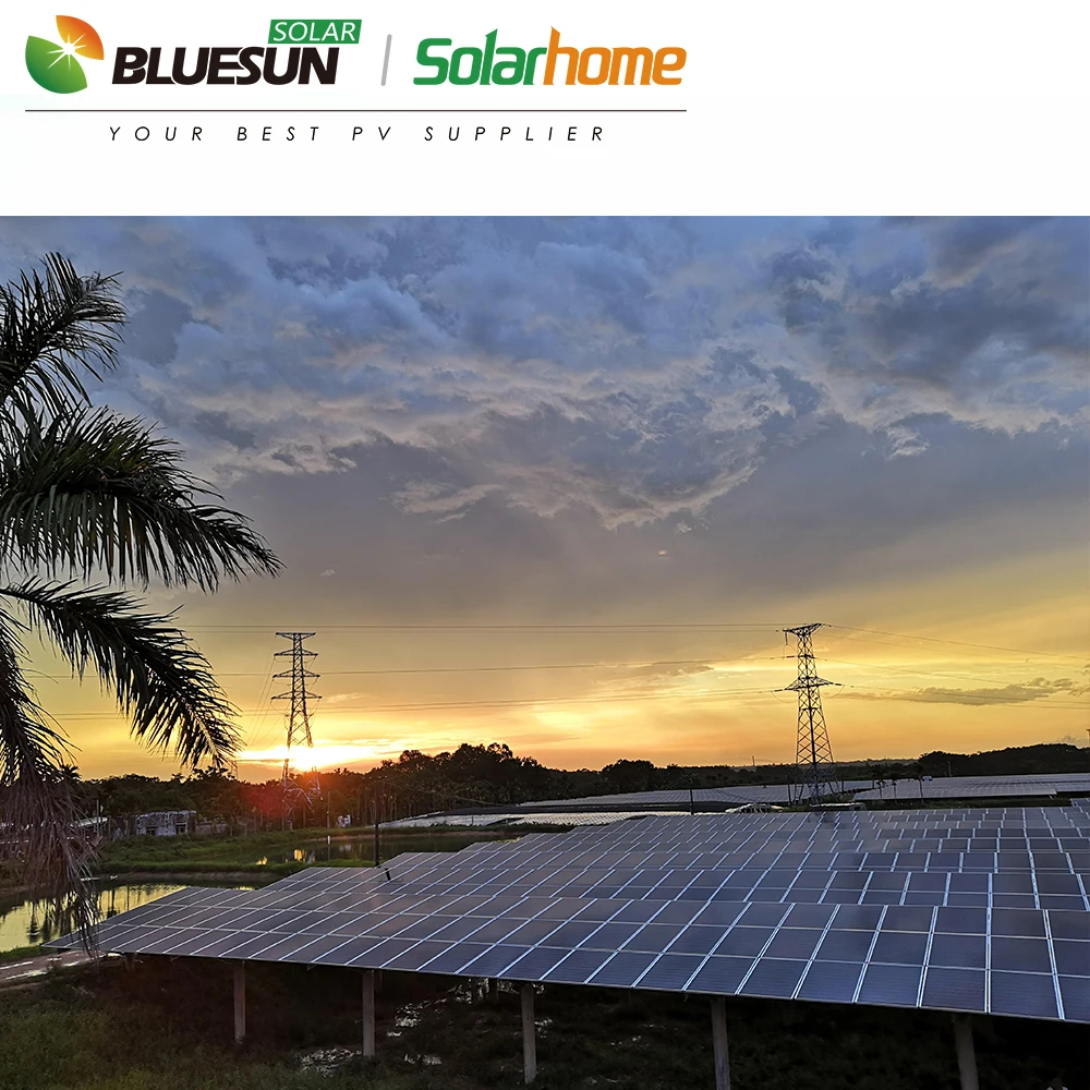 Bluesun pannelli solari 680 Вт 565 570 575 580 670 750 двухфазная солнечная панель монокристаллическая 550 Ватт 600 ватт