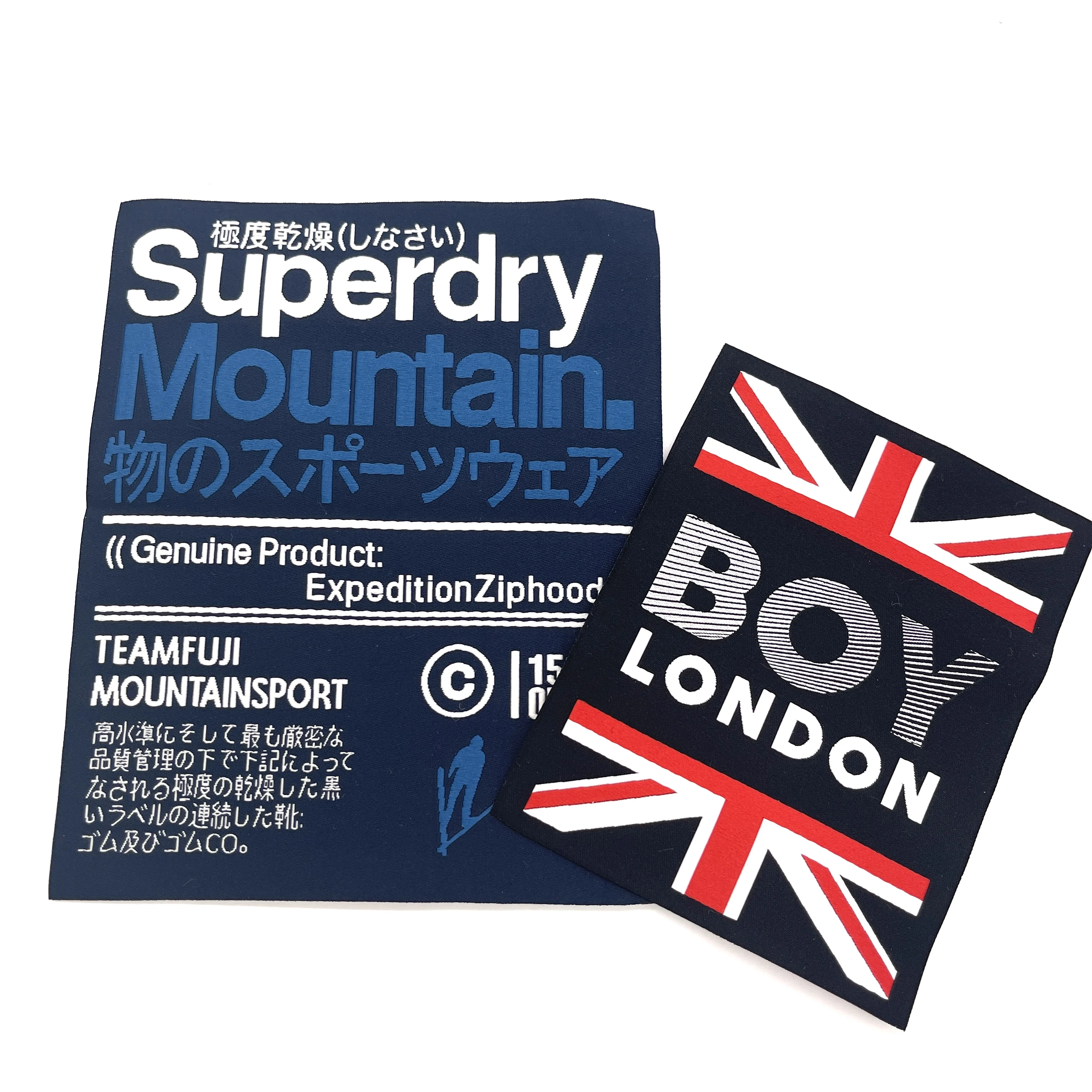 Certificate Brand Name Clothing Garment Tag Damask Soft Polyester Custom Logo Satin Woven Label