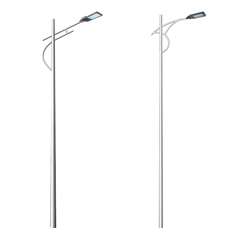 Рассвет на заказ наружная сталь Q235 горячее набедренное оцинкованное солнечное освещение 6 м 8 10 12 для продажи